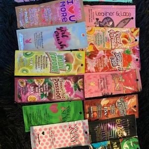 TANNING LOTION SAMPLE PACK LOT